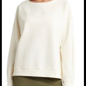 Zella ottoman pullover cream size medium excellent used condition